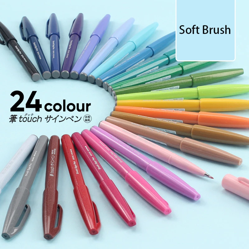Pentel Pen Sign Pen - أقلام تسجيل Pentel-Touch ، قلم خطوط