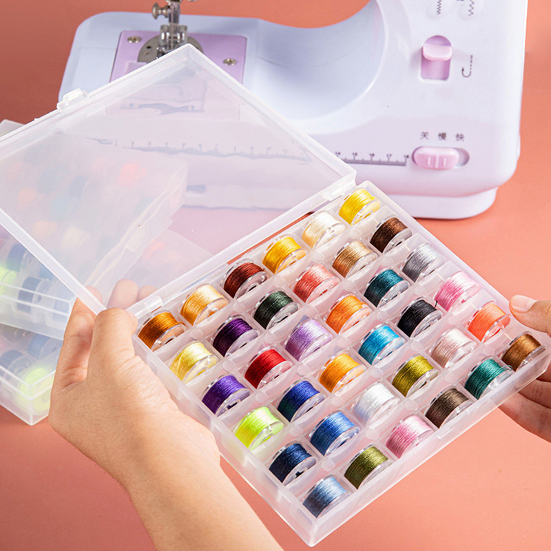 مجموعة صناديق بكرات الخياطة، ب - مراجعة Craft Embellishment Storage وسعره