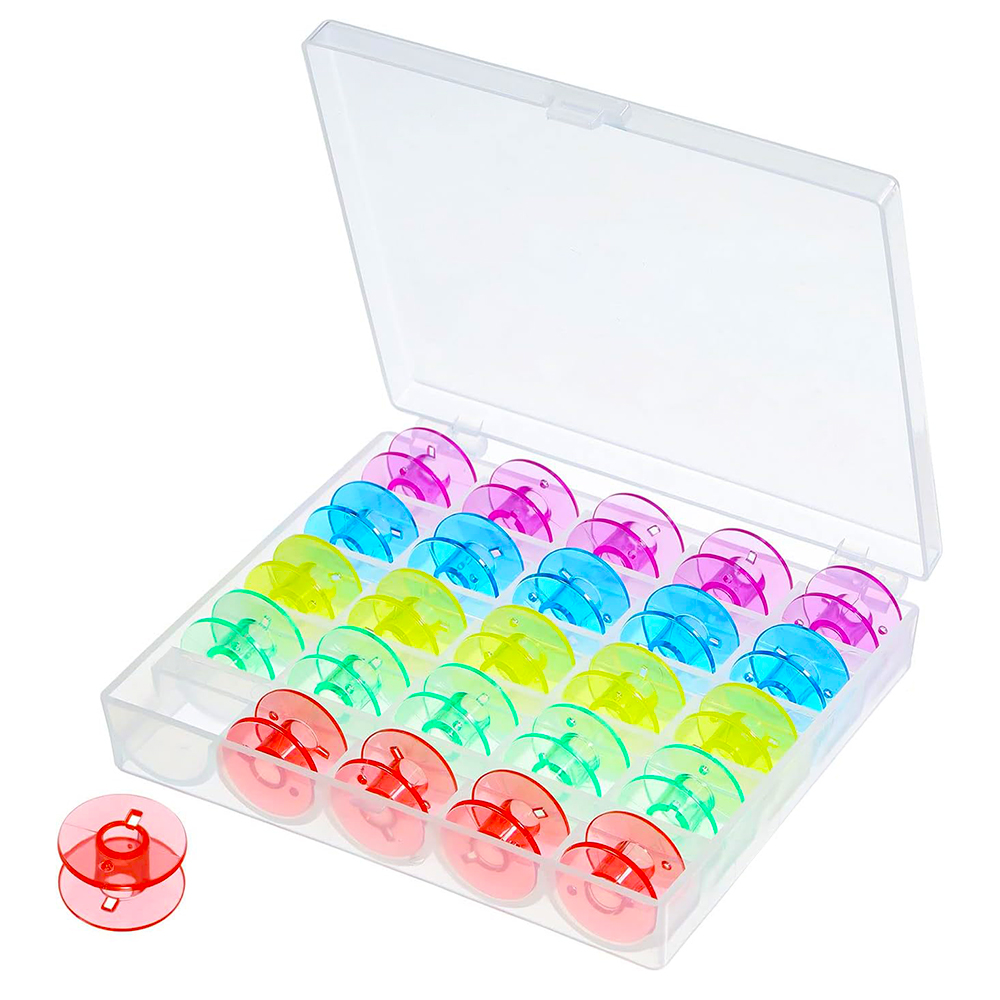 25 قطعة/المجموعة البلاستيك الم - مراجعة Craft Embellishment Storage وسعره