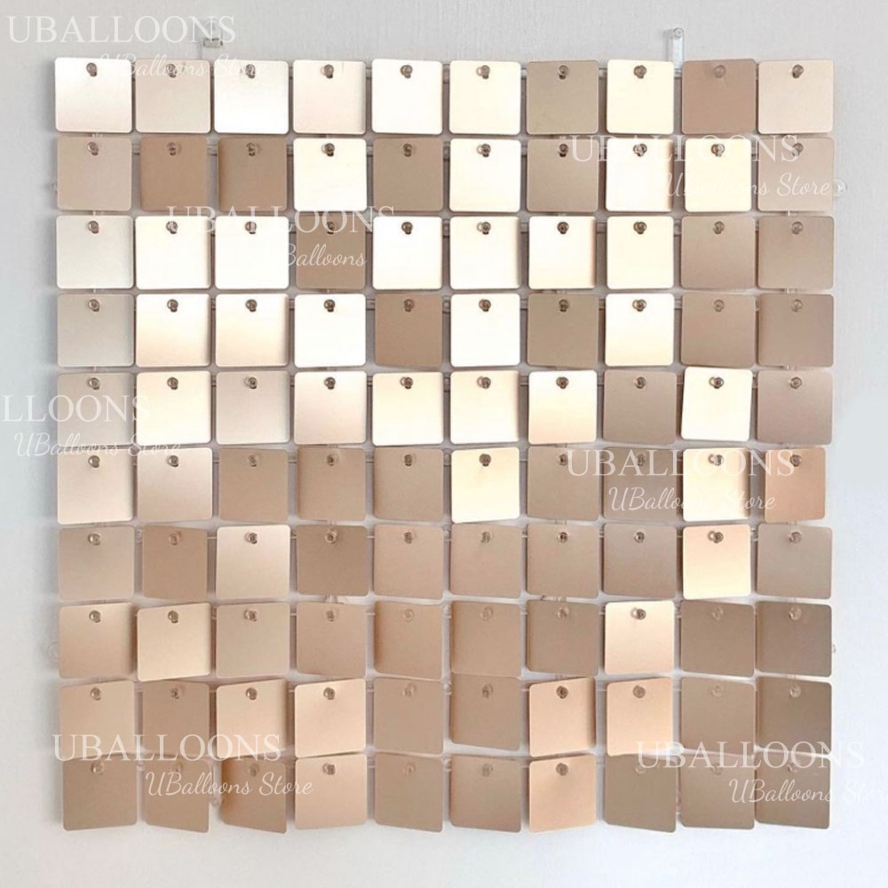ألواح خلفية معدنية ذهبية بلون  - مراجعة Sequin Fabric Panel وسعره