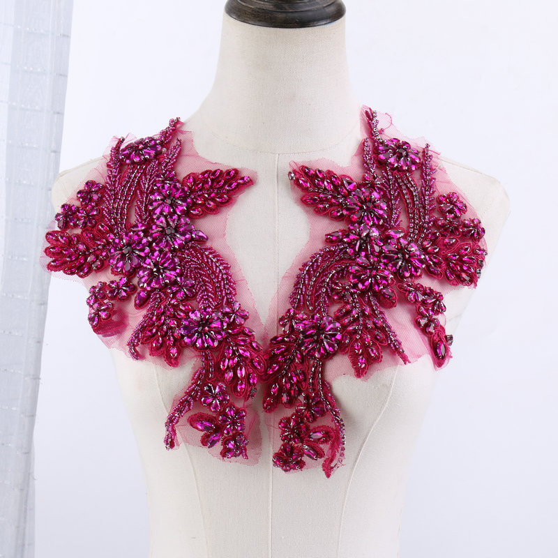 تطريزات زهرية مرصعة بالخرز، أن - مراجعة Sew On Rhinestone وسعره