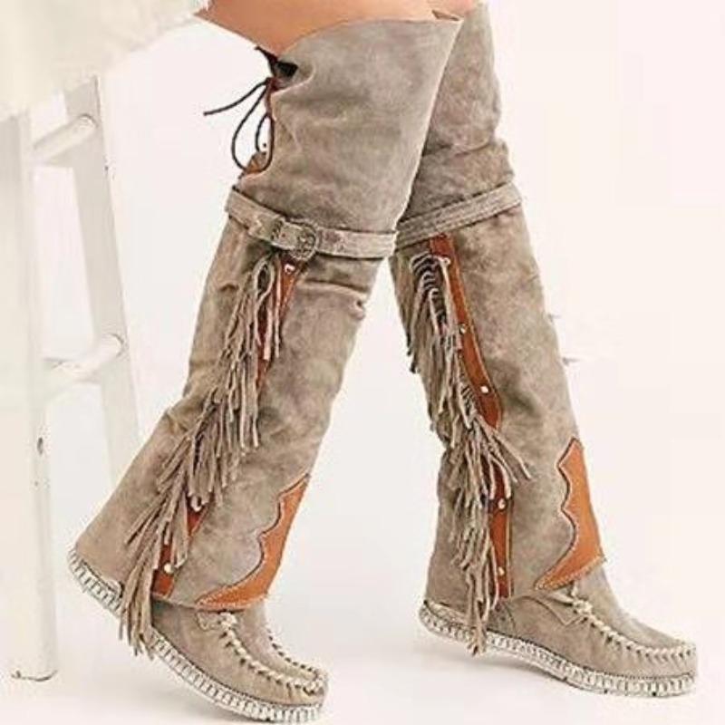 أحذية نسائية جديدة لعام 2026 ف - مراجعة Tassel Fringe Trim وسعره